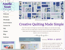 Tablet Screenshot of ameliescott.com